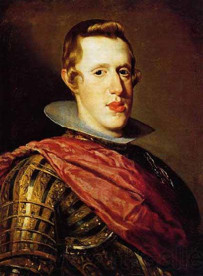 Diego Velazquez Portrait of Philip IV in Armour Spain oil painting art